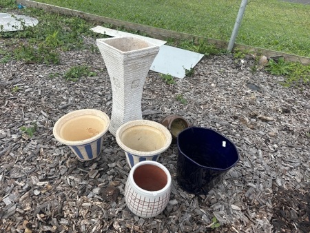 Collection of Garden pots