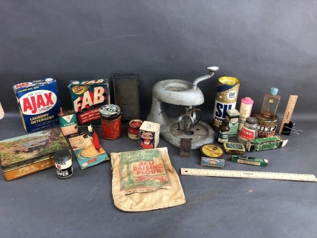 Box Lot of Vintage Australian Kitchenware & Products