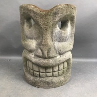 Large Heavy Lava Stone Tiki