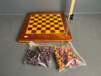 Near New Wooden Chess Set - 3