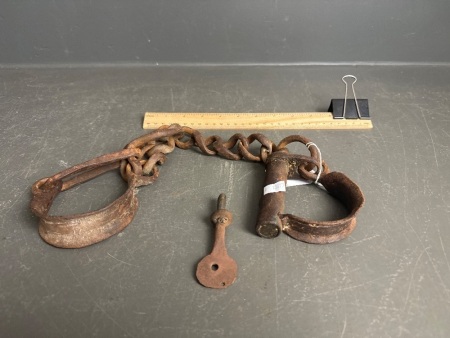 Pair of Antique Shackles / leg irons