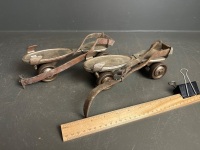 Antique Ashby No420 Roller Skates England