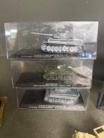 Large Collection of Model Army Tanks - 3