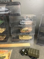 Large Collection of Model Army Tanks - 5