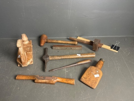 Assorted Lot of Vintage & Antique Tools