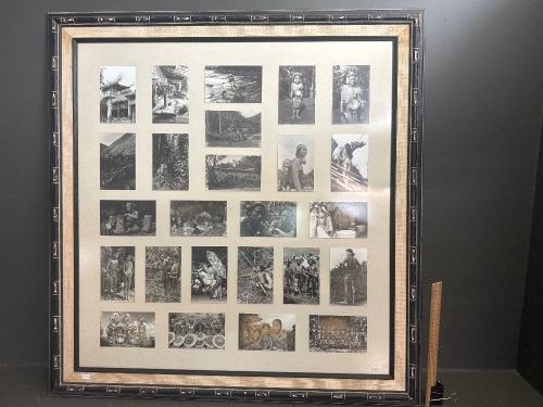 Collection of Black & White Photos Culturally Indigenous Framed