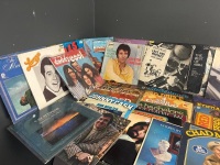 Approx 40 Mixed Genre Vinyl Records - 2