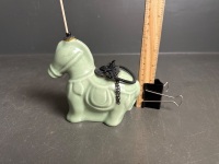 Chinese opium pot in shape of a horse - no pipe - 3