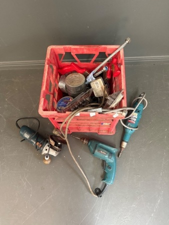 Assorted tools and hardware