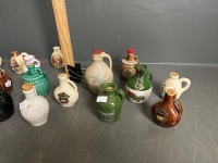 Assorted miniature decanters - 3