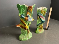 2 Australian pottery duck vases - Kalmar AAC - 2