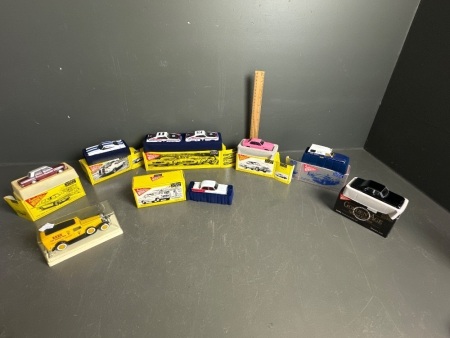 Assorted lot of Australian Motoring History die cast model cars in original boxes and XXXX deliver truck