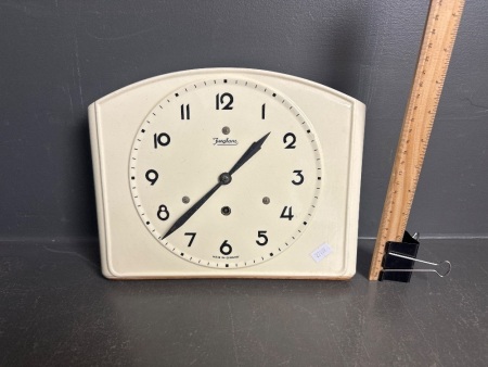 Vintage Funghans (Germany) ceramic wall clock