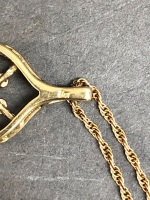 9ct Gold Diamond Set Pendant & Chain - 6