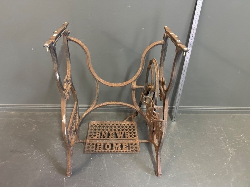 New Home cast iron sewing machine base