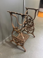 New Home cast iron sewing machine base - 4