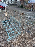 2 antique iron cots for restoration - 3