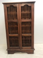 Contemporary Teak Wine Cabinet