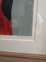 Framed Itzchak Tarkay lithograph - signed and numbered - number 222/350 - 2