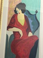 Framed Itzchak Tarkay lithograph - signed and numbered - number 222/350 - 3