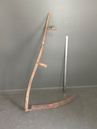 Vintage hand scythe