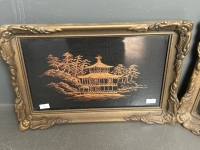 2 Hand Stitched Asian art works - 2