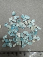 50 carats BLUE ZIRCON Birthstone for December uncut rough. Minmed in Cambodia - 2