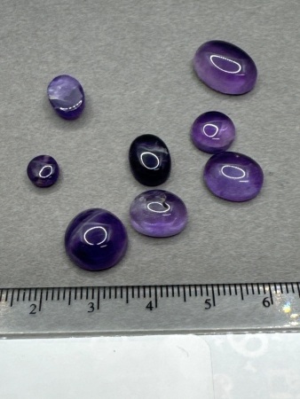 32 carats cabochon cut AMETHYST Gemstones