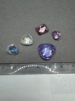 54 carats MYSTIC TOPAZ Gemstones. Note diffusion treated to enhance vibrant colors - 2