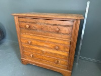 Mid Century 3 Drawer Chest - 2