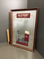 Old Port Mild Cigars Advertising Mirror