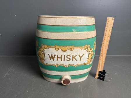 Vintage Whisky Barrel for Decoration