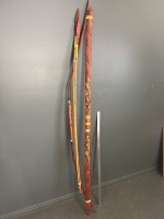 Large Decorator Vanuatu Bow, Arrows and Spear - 2