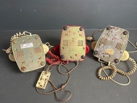 3 x Circa 1980s Dial Telephones - 2