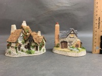 2 x David Winter Cottages - The Green Dragon Pub & The Smithy