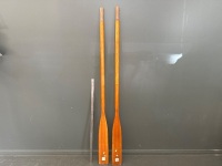 Pair Wooden Oars