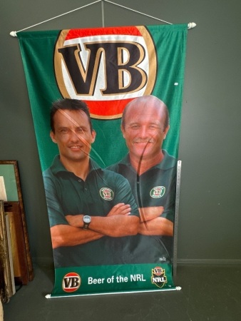 Wally Lewis & Laurie Daley VB Hanging Banner