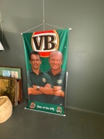 Wally Lewis & Laurie Daley VB Hanging Banner - 3