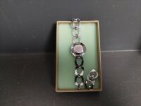 Swiss Made Unicorn Silver Lady's Watch - 17 Jewlel Incabloc C 1970's (unworn) working - 3