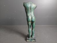 Bronze Look Male Torso Sculpture - 2