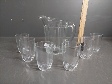 7 Piece Beer Jug setting c 1930's