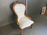 Antique Ladies Chair in excellent condition  - 2