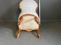 Antique Ladies Chair in excellent condition  - 4