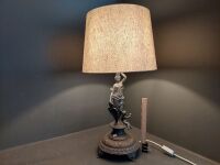 Antique Renaissance Style Trophy Lamp