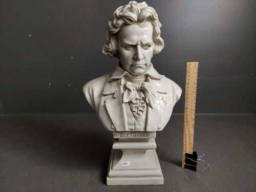 Resin Bust of Beethoven