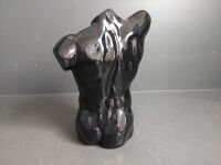 Modern Black Ceramic Torso - 3