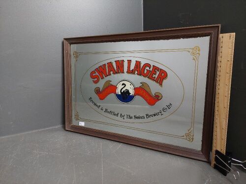 Swan Lager Advertising Mirror