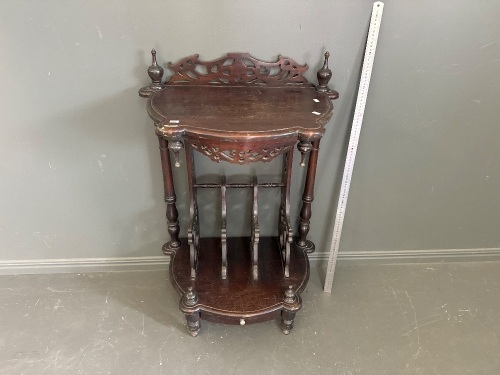 Mahogany Victorian Style Music Stand