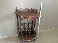 Mahogany Victorian Style Music Stand - 2