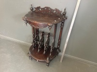 Mahogany Victorian Style Music Stand - 3